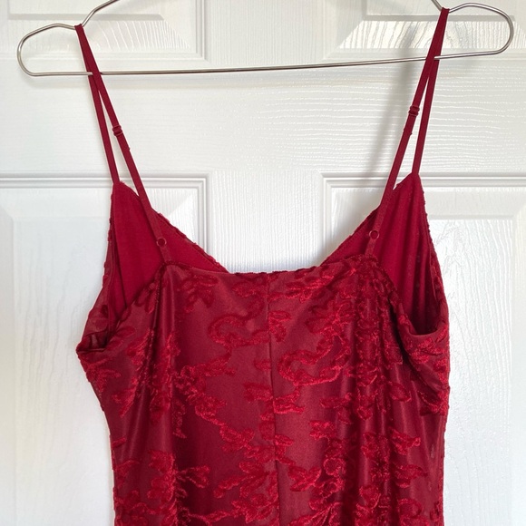 Nordstrom Floral Jacquard Midi Sleeveless Dress - Picture 4 of 7